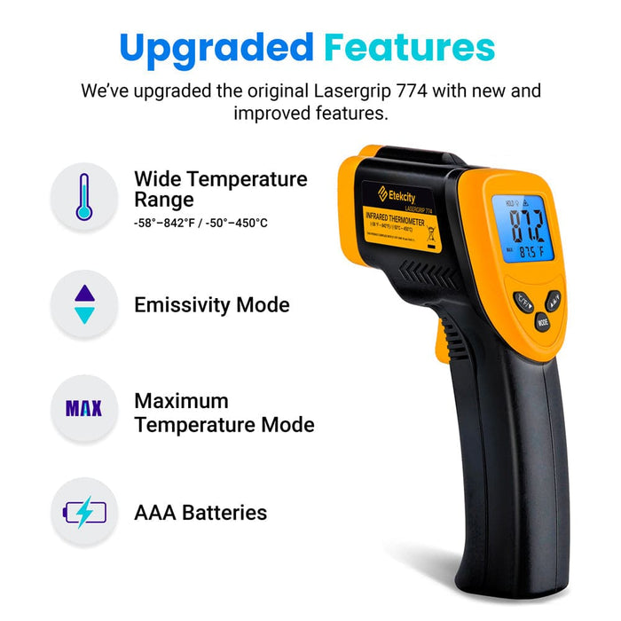 Pack Of 2 Infrared Thermometer By Etekcity