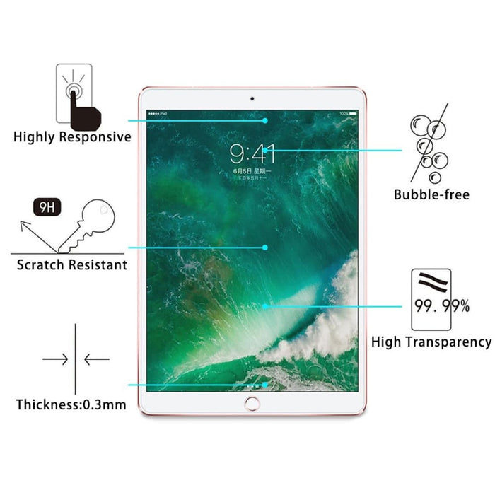 Pack Of 2 Ipad Pro 10.5 Inch Tempered Glass Screen Protector