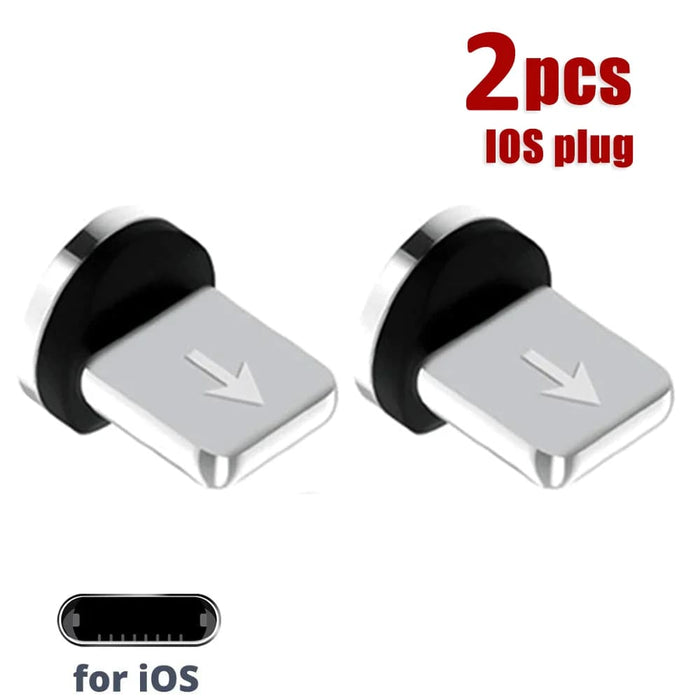 Pack Of 2 Magnetic Charging Adapters For Mobile Phones