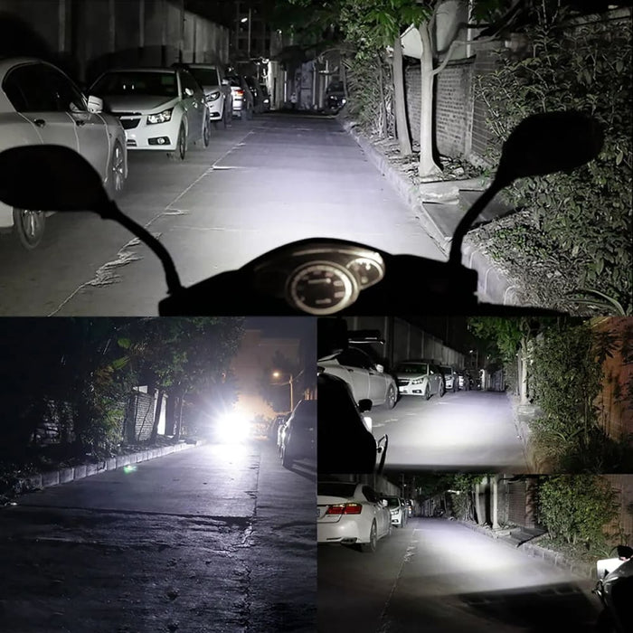 Pack Of 2 Motorcycle Led Spot Lights Waterproof And Bright