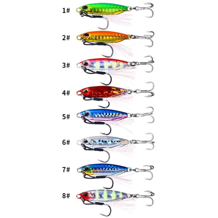 Pack Of 2 Shore Casting Lead Fish Lure 32g Double Hook Long