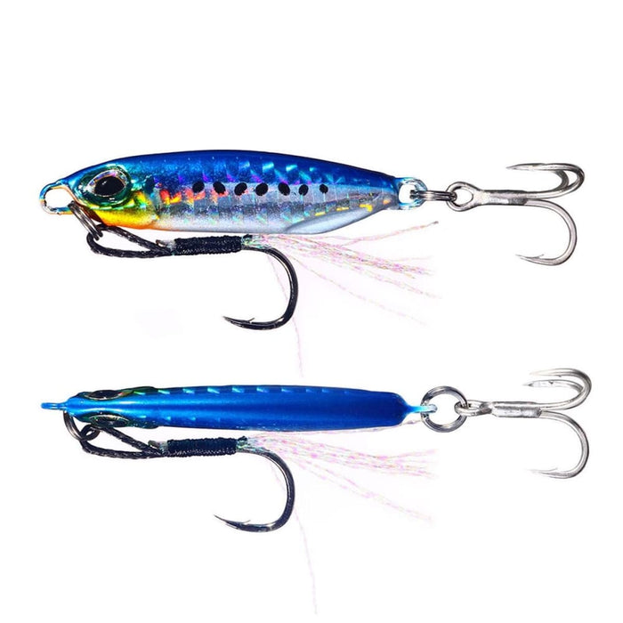 Pack Of 2 Shore Casting Lead Fish Lure 32g Double Hook Long