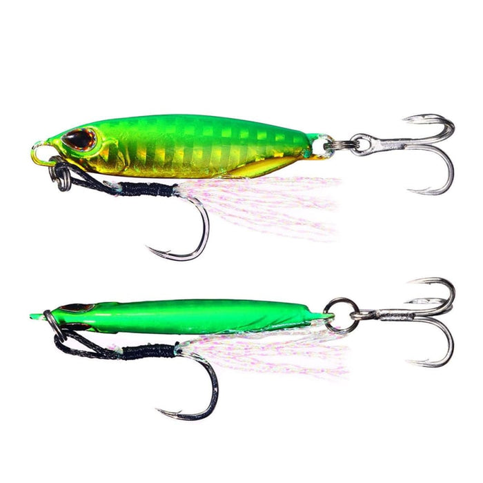 Pack Of 2 Shore Casting Lead Fish Lure 32g Double Hook Long