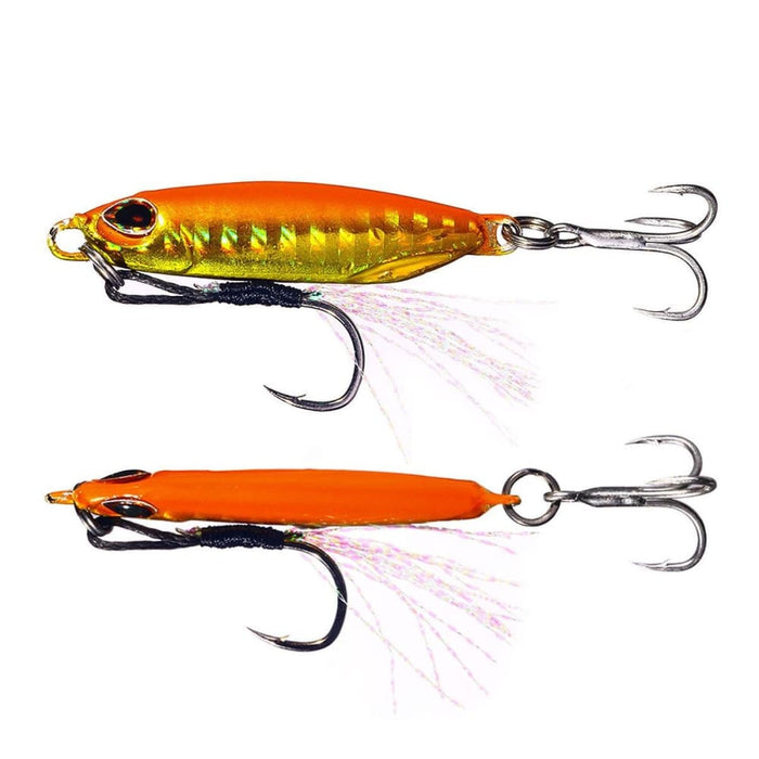 Pack Of 2 Shore Casting Lead Fish Lure 32g Double Hook Long