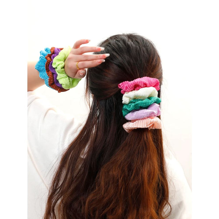 Pack Of 3 Soft Hair Scrunchies