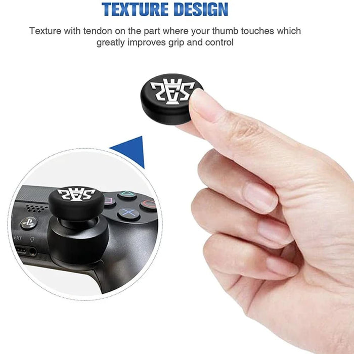 Pack Of 4 Silicone Joystick Thumb Grips For Ps5 Ns Pro Xbox