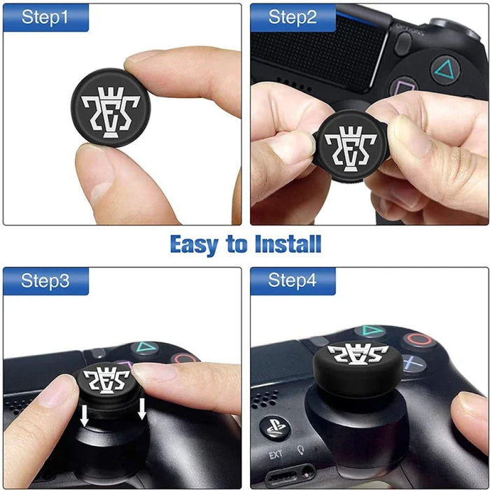 Pack Of 4 Silicone Joystick Thumb Grips For Ps5 Ns Pro Xbox