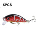 Pack Of 5 5cm 3.6g Bionic Mino Hard Lures