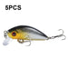 Pack Of 5 5cm 3.6g Bionic Mino Hard Lures