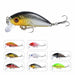 Pack Of 5 5cm 3.6g Bionic Mino Hard Lures