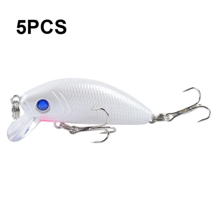 Pack Of 5 5cm 3.6g Bionic Mino Hard Lures