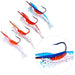 Pack Of 5 6cm 3g Soft Shrimp Lures For Sea Bass