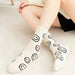 Pack Of 5 Cartoon Cat Crew Socks For Women