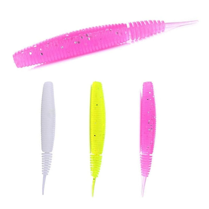 Pack Of 5 Hengjia So109 Spaghetti Worm Soft Bait Lures 10cm