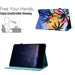 Painted Litchi Leather Sewing Smart Tablet Case For Ipad