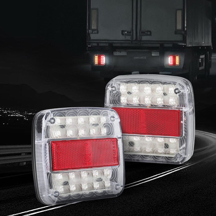 Pair 26 Led Tail Lights Stop Reverse Indicator 12v Ute