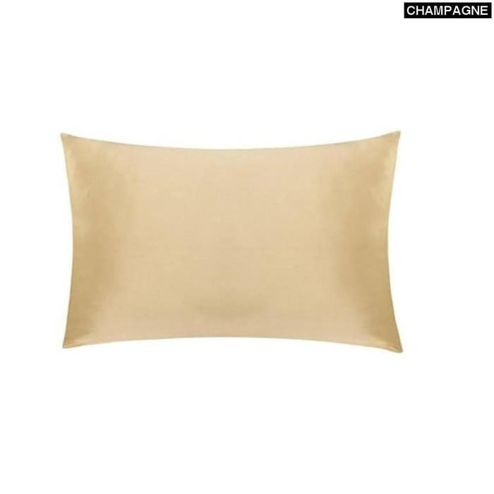 Pair Of Both Sided Mulberry Silk Pillowcase With Hidden