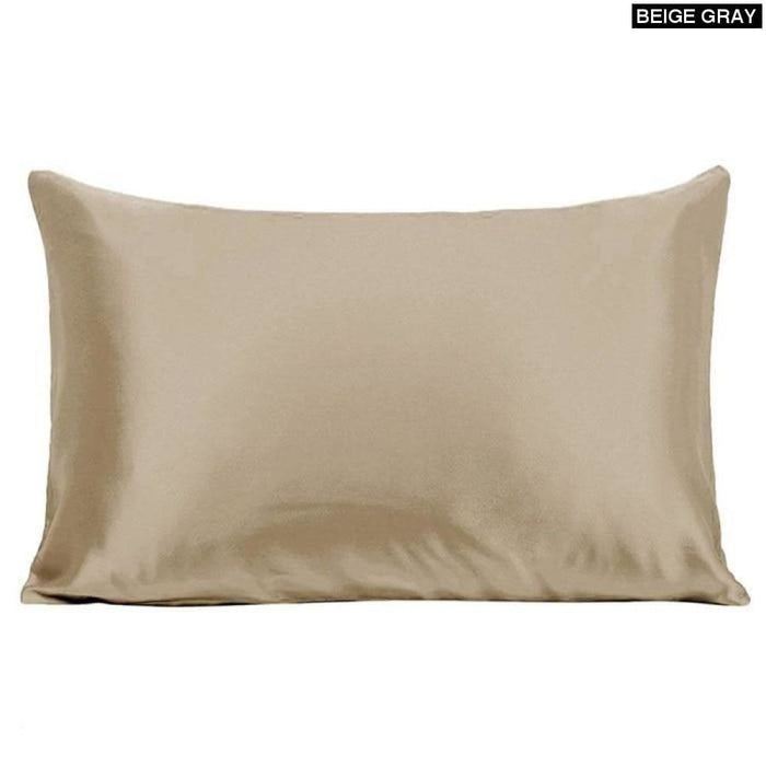 Pair Of Both Sided Mulberry Silk Pillowcase With Hidden