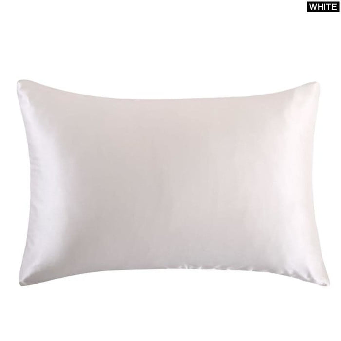 Pair Of Both Sided Mulberry Silk Pillowcase With Hidden