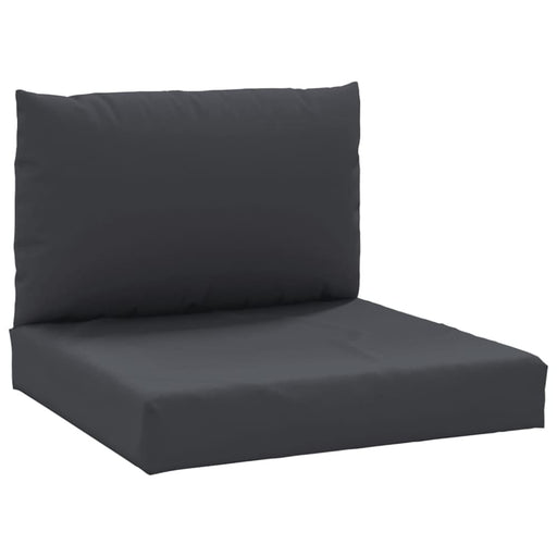 Pallet Cushions 2 Pcs Black Oxford Fabric Tloilo