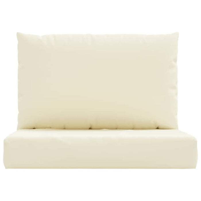 Pallet Cushions 2 Pcs Cream White Oxford Fabric Tloipl