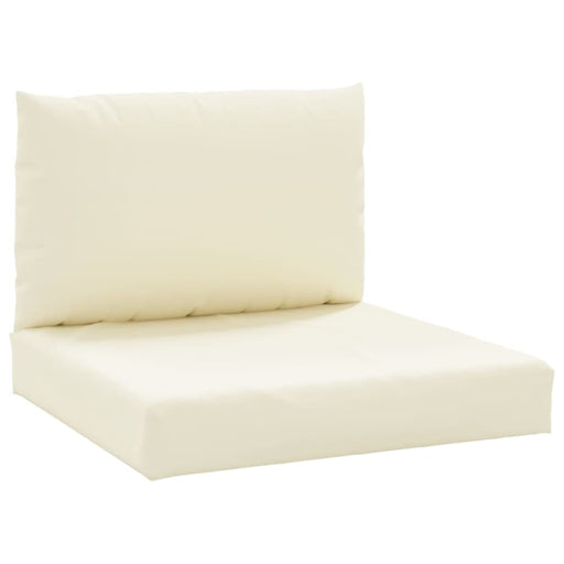 Pallet Cushions 2 Pcs Cream White Oxford Fabric Tloipl