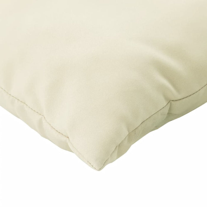 Pallet Cushions 2 Pcs Cream White Oxford Fabric Tloipl