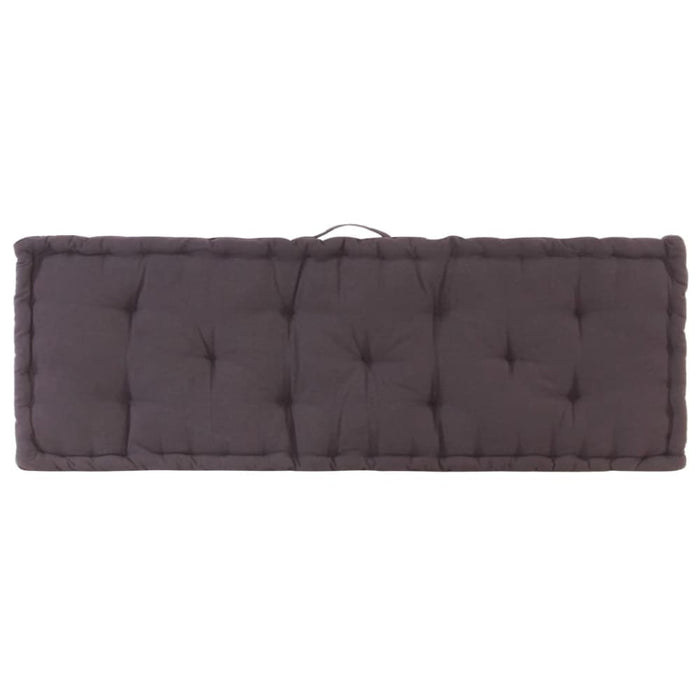 Pallet Floor Cushion Cotton 120x40x7 Cm Anthracite Anlip