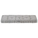 Pallet Floor Cushion Cotton 120x40x7 Cm Grey Anlii