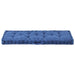 Pallet Floor Cushion Cotton 120x40x7 Cm Light Blue Anlni