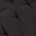 Pallet Floor Cushion Cotton 120x80x10 Cm Black Anlia