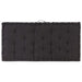 Pallet Floor Cushion Cotton 120x80x10 Cm Black Anlia