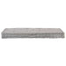 Pallet Floor Cushion Cotton 120x80x10 Cm Grey Anlin