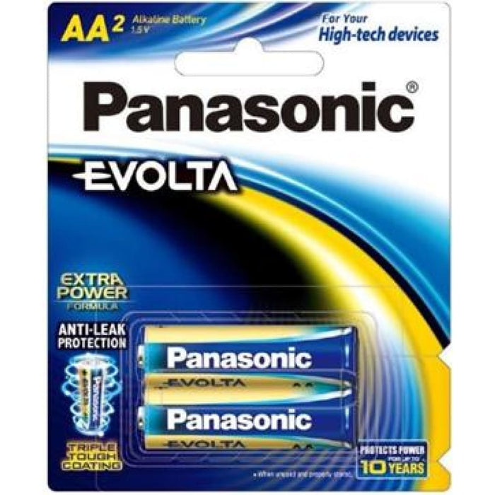 Panasonic Evolta Aa Alkaline Battery 2 Pack