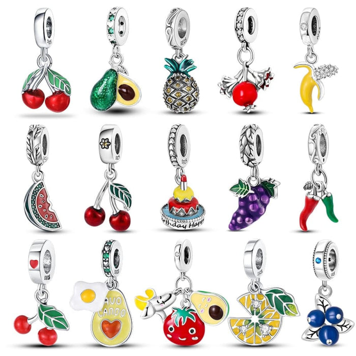 Fit Pandora 925 Original Bracelets Avocado Cherry