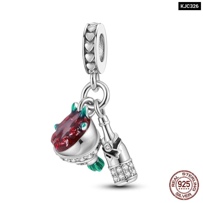 Fit Pandora 925 Original Bracelets Avocado Cherry