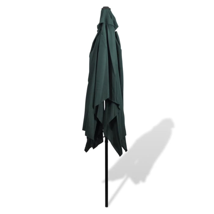 Parasol 200 x 300 Cm Green Rectangular Abiio