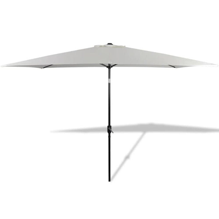 Parasol 200 x 300 Cm Sand White Rectangular Abiix