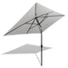 Parasol 200 x 300 Cm Sand White Rectangular Abiix