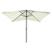 Parasol With Leds And Steel Pole Sand 2x3 m Totini