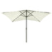 Parasol With Leds And Steel Pole Sand 2x3 m Totini