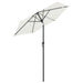 Parasol Sand White 200x211 Cm Aluminium Aixba