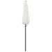 Parasol Sand White 200x211 Cm Aluminium Aixba