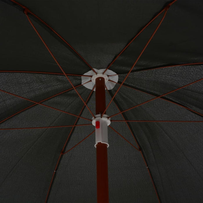 Parasol With Steel Pole 240 Cm Anthracite Ainbp