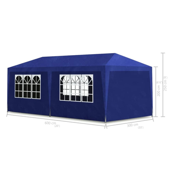 Party Tent 3x6 m Blue Kbtti