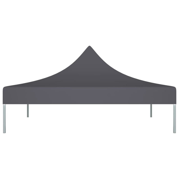 Party Tent Roof 2x2 m Anthracite 270 G/m² Topttn