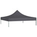 Party Tent Roof 2x2 m Anthracite 270 G/m² Topttn