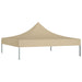 Party Tent Roof 2x2 m Beige 270 G/m² Toptab