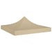 Party Tent Roof 2x2 m Beige 270 G/m² Toptab