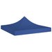 Party Tent Roof 2x2 m Blue 270 G/m² Toptti